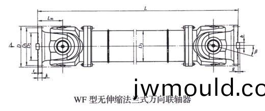 無(wu)伸縮法蘭式萬向聯(lián)軸(zhou)器